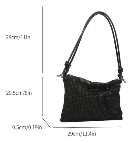 Cartera con pedrería - vista 2