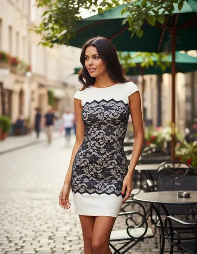 Vestido Mujer Corto Ajustado Bodycon Sexy Va 23 Blanco L