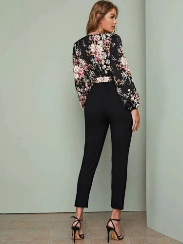 Entero Jumpsuit Mono Negro Fiesta  El 55