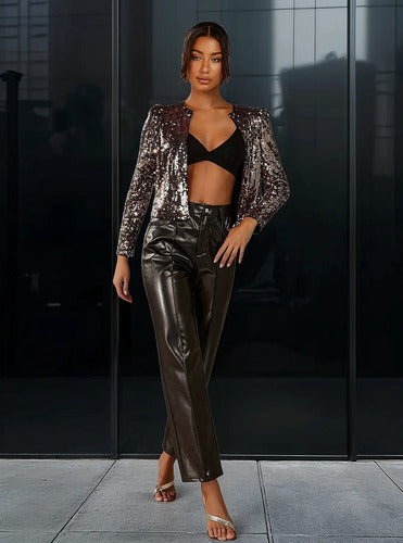 Blazer Manga Larga Tapado Bolero Bb 33