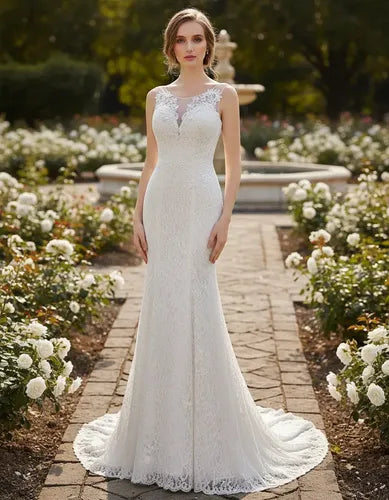 Vestido Novia Marfil Sirena Corset Delpilar Np 01