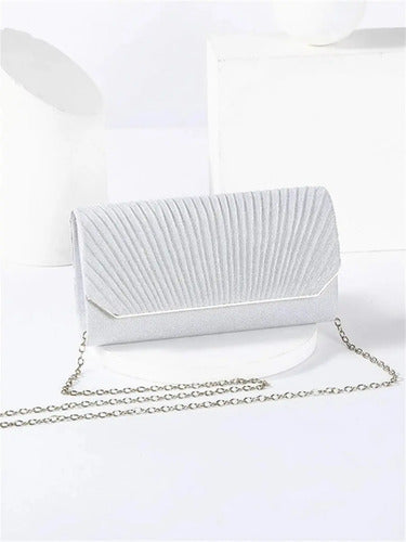Cartera Brillos Fiesta Coctel Día Noche Clutch Mano Ct 03