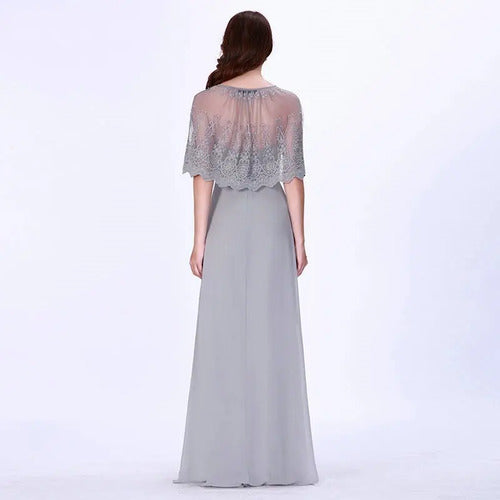 Vestido De Fiesta Matrimonio Con Capita Ep 133 Gris 10