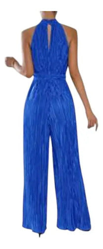 Entero Jumpsuit Mono Fiesta Cuello Halter Plisado El 205