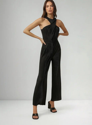 Entero Jumpsuit Mono Fiesta Halter Cruzado El 141