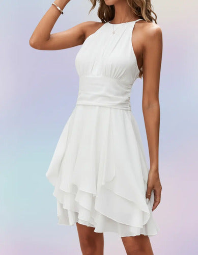 Vestido Corto Delpilar Va 412 Mujer Azul Oscuro