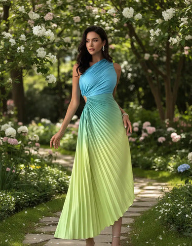 Vestido plisado - vista 21