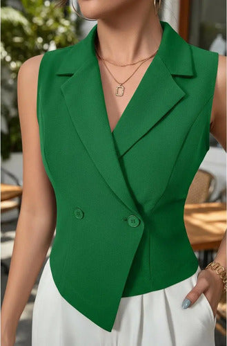 Blazer Chaleco Gillette Mujer Bolero Bb 47
