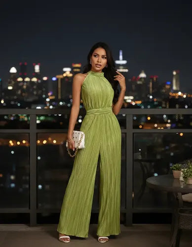 Jumpsuit escote halter de fiesta · EL 205 - vista 49