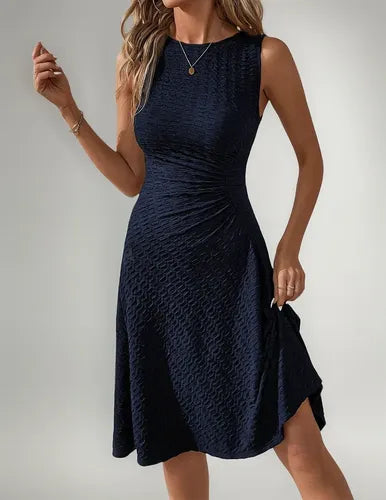 Vestido Oficina Cóctel Formal Acampanado Swing Va 547