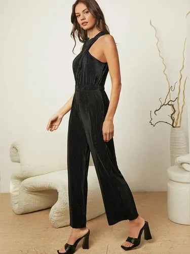 Entero Jumpsuit Mono Fiesta Halter Cruzado El 141