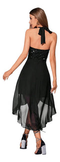 Vestido con lentejuelas de graduación - vista 2