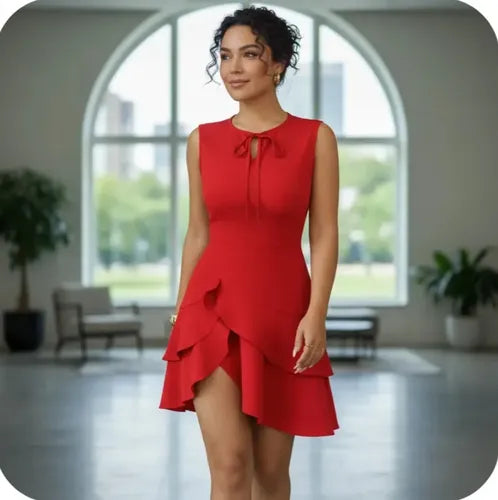 Vestido Retro Oficina Cóctel Formal Acampanado Swing Va 493