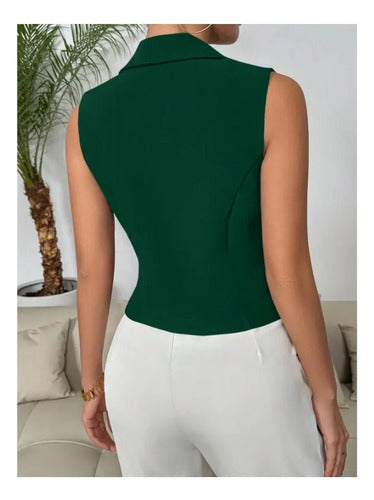 Blazer Chaleco Gillette Mujer Bolero Bb 47
