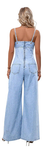 Entero Jumpsuit Mono Mezclilla Jeans Denim El 224