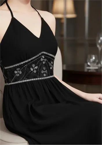 Vestidos Fiesta Vestido Corto Ep 38c Negro 8