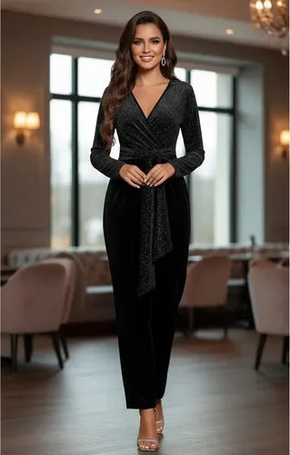 Entero Jumpsuit Mono Fiesta Terciopelo El 160