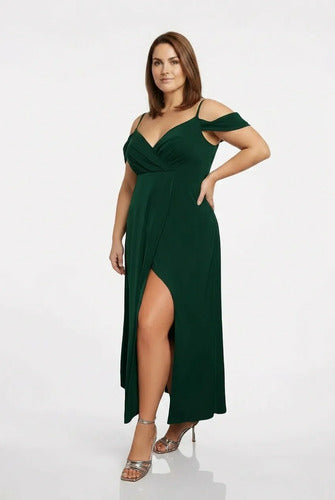 Vestido largo dama de honor talla grande