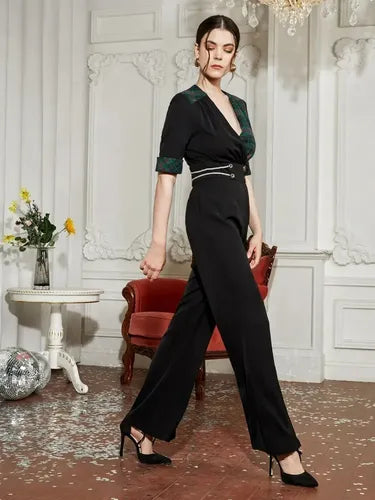 Entero Jumpsuit Mono Fiesta Palazzo El 144
