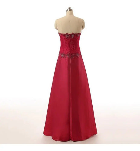 Vestido De Fiesta Largo Gala Matrimonio Ep 403 Rojo 8