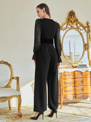 Entero Jumpsuit Mono Fiesta Manga Larga El 100