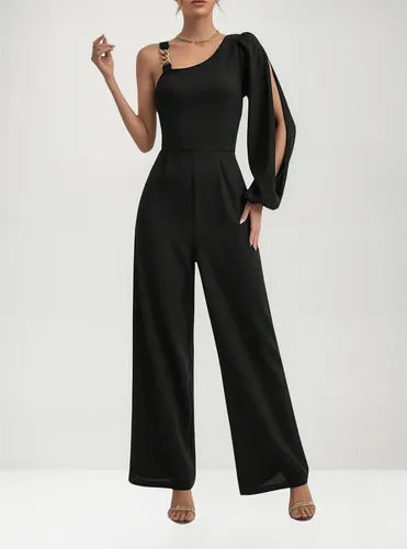 Vestido Entero Jumpsuit  Fiesta Manga Larga El 06