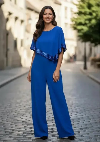 Entero Jumpsuit Mono Talla Grande Fiesta Vg 288