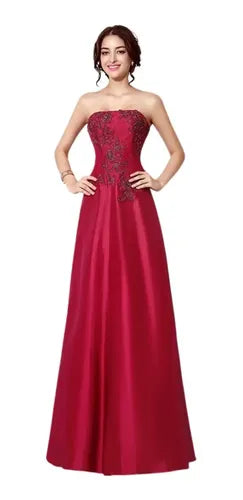 Vestido De Fiesta Largo Gala Matrimonio Ep 403 Rojo 8