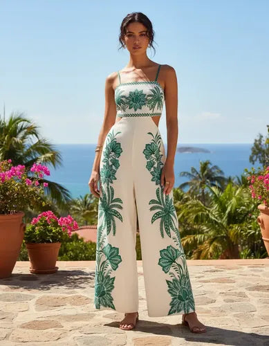 Entero Jumpsuit Mono Fiesta Estampado El 139
