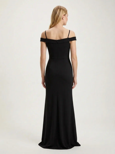 Vestido largo corte sirena para graduación