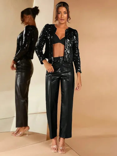 Blazer Manga Larga Tapado Bolero Bb 33