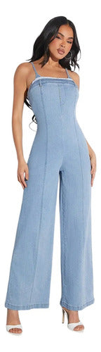Jumpsuit Largo de Mezclilla Denim - vista 32
