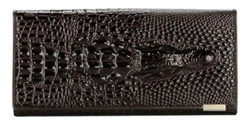 Billetera De Cuero Excelente Calidad Modelo Cocodrilo