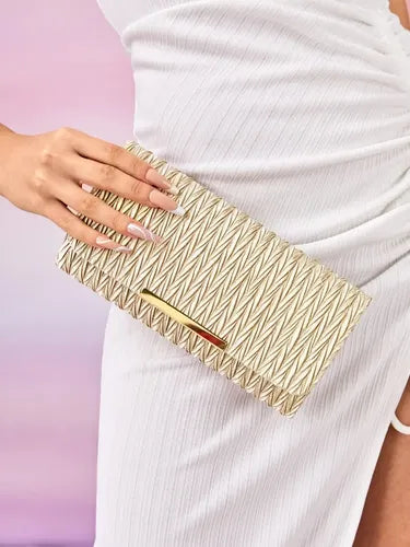 Cartera Fiesta Coctel Día Noche Clutch Mano Ct 10
