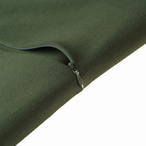 Vestido Formal Oficina Coctel Negro Gris Va 410