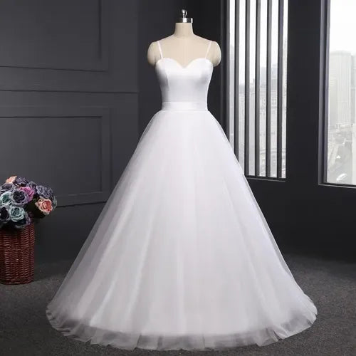 Vestido De Novia Escote Corazón 3 Capas De Tul Ns 01