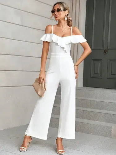 Entero Jumpsuit Mono Hombros Descubiertos El 199