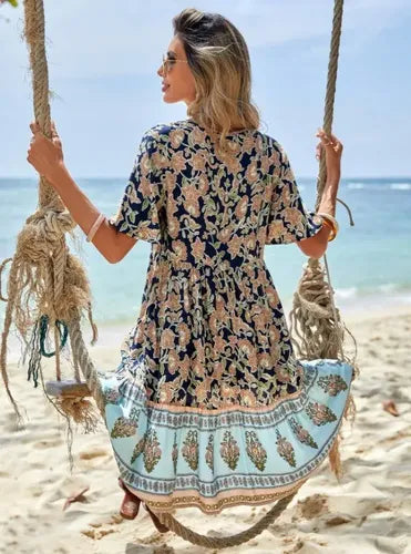 Vestidos Bohemio Hippie Corto