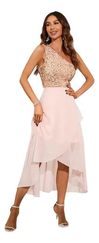 Vestido con lentejuelas de cóctel - vista 5