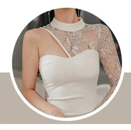 Vestido Blanco Novia Civil Fiesta Pequeño Busto Hq  31 Blanco M
