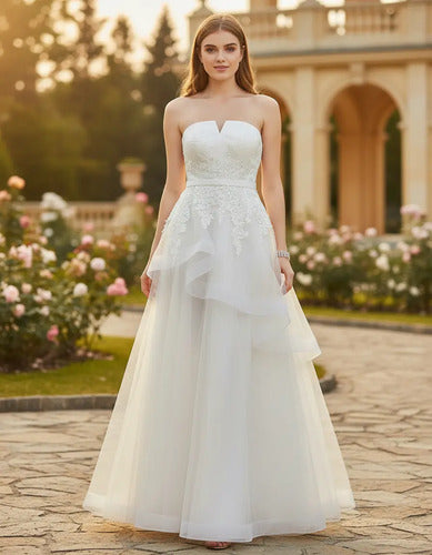 Vestido De Fiesta Novia Gala Nd 02