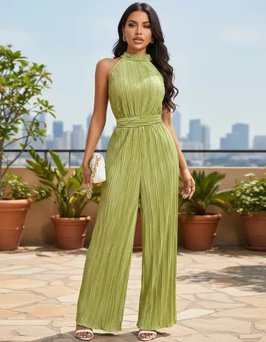 Jumpsuit escote halter de fiesta · EL 205 - vista 40