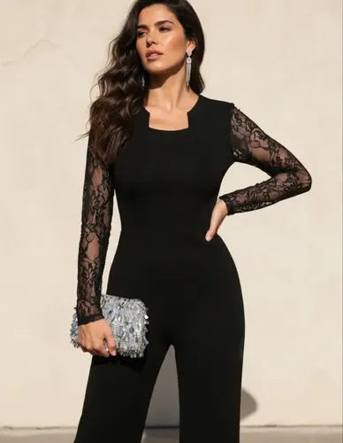 Entero Jumpsuit Mono Fiesta Encaje El 101