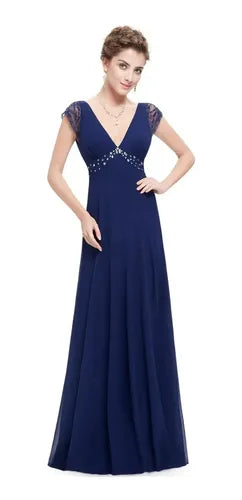 Vestido Fiesta Largo Gasa Ep 64