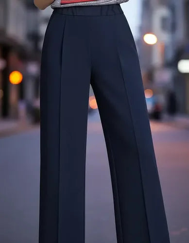 Pantalon Mujer Cintura Alta  Pt 21 Azul S