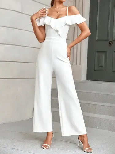 Entero Jumpsuit Mono Hombros Descubiertos El 199