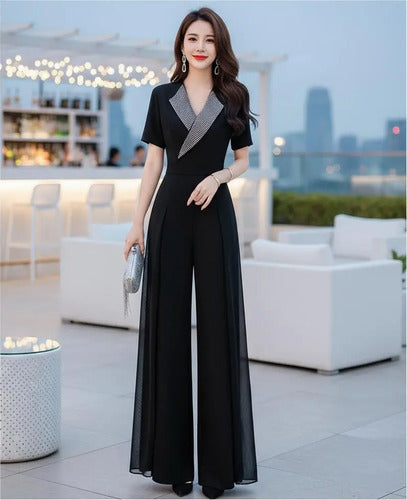 Entero Jumpsuit Enterito Mono Fiesta Lentejuelas El 50