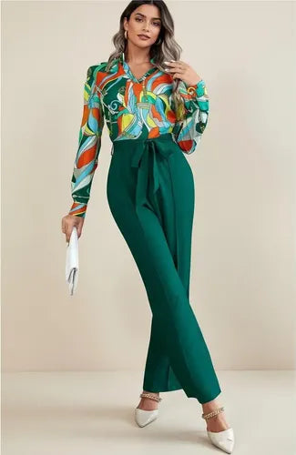 Entero Jumpsuit Mono Fiesta Estampado El 139