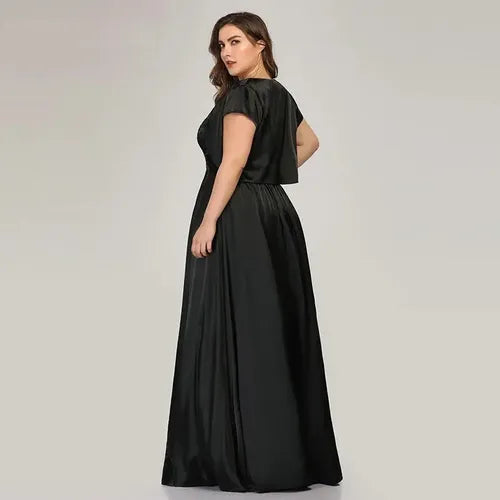 Vestido Fiesta Largo Con Bolero Talla Grande Ep 175
