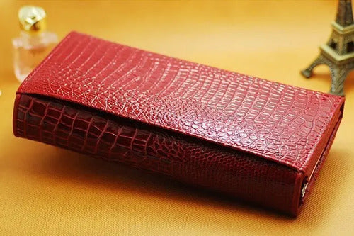 Billetera De Cuero Excelente Calidad Modelo Cocodrilo